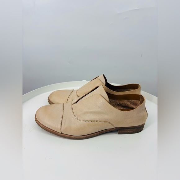 Kork-Ease Nottingham Slip-On Leather Loafers Cream Tan 6.5M - Picture 3 of 5